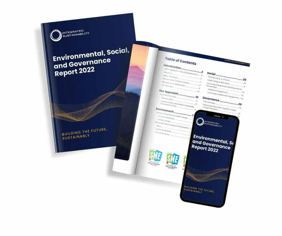Download Integrated Sustainability's ESG Report, 2022